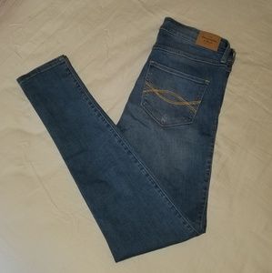 Abercrombie and Fitch Ripped High Waisted Jeans